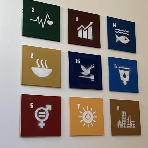 SDG's für das Treppenhaus