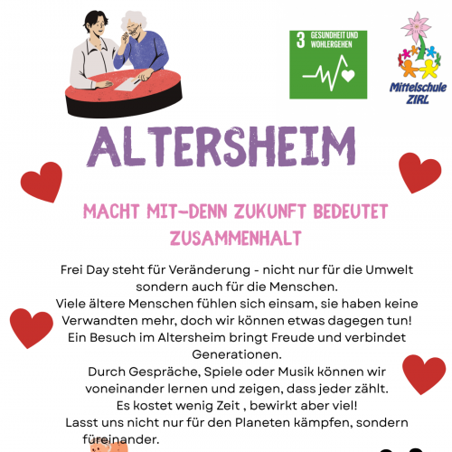 Wertschätzung im Altersheim