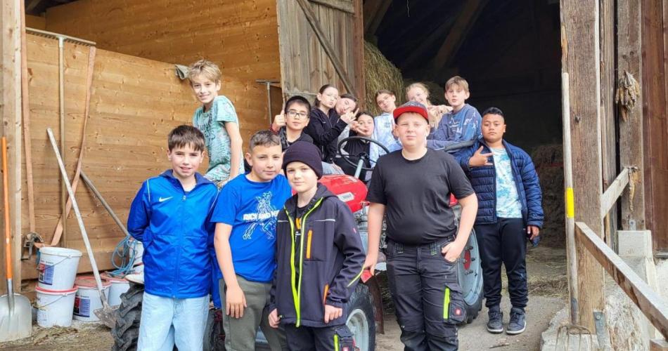 Besuch auf dem Bauernhof